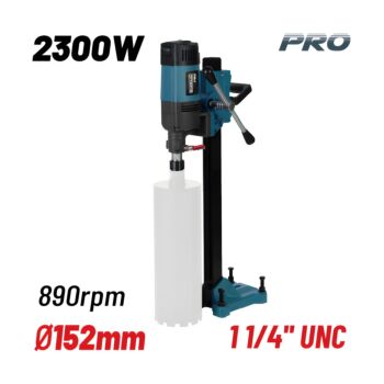 BORMANN Pro BDD1500 Καροτιέρα με Βάση 2300W,Φ152mm,890rpm,1 1/4'' 1