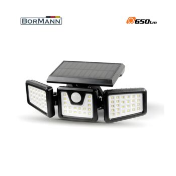 BORMANN BLF4000 Ηλιακός Προβολέας Led Ασφαλείας 6.5W, Ανιχνευτή Κίνησης 1