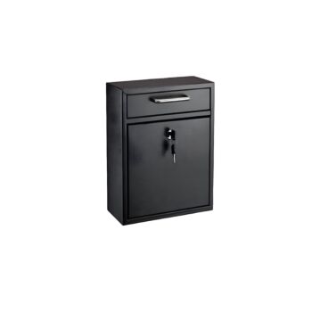 BORMANN BMB1103 Γραμματοκιβώτιο Μ27xΠ12xΥ30.5cm,Μαύρο 1