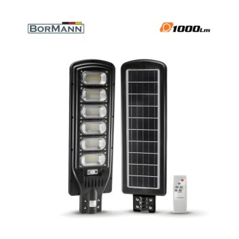 BORMANN BLF3600 Ηλιακό Φωτιστικό Δρόμου Led 300W, Αδιάβροχο, με Φωτοβολταϊκό Πάνελ Ενσωματωμένο 4,5V 1