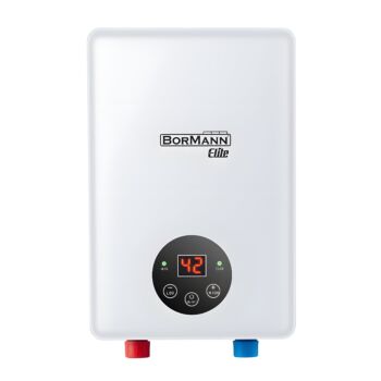 BORMANN Elite BTW3550 Επιτοίχιος Ταχυθερμοσίφωνας Μπάνιου Ηλεκτρικός Μονοφασικός 7Kw, Ip25 1