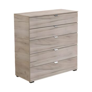 ΚΟΜΟΤΑ-ΣΥΡΤΑΡΙΕΡΑ DUERO 5F 90 GREY OAK 90x40x95εκ 1