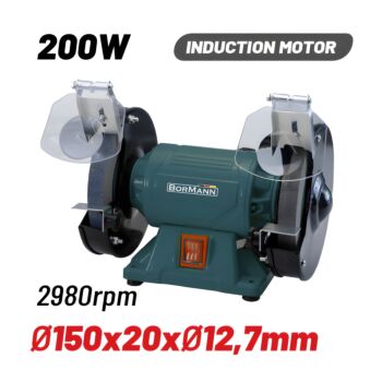 BORMANN BDT1510 Δίδυμος Τροχός Φ150mm , 200W 1