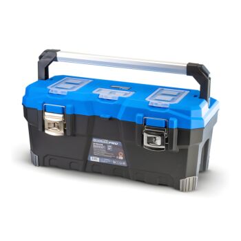 BORMANN Pro BTB3318 Εργαλειοθήκη Χειρός Πλαστική "Lion", Λαβή Αλουμινίου, Μεταλλικό Κούμπωμα 1
