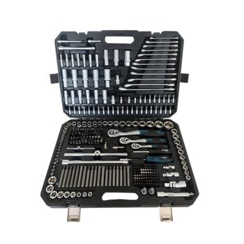 BORMANN Pro BHT5140 Σετ Καρυδάκια 1/4'' & 3/8'' & 1/2' με Καστάνια και Γερμανοπολύγωνα,300τμχ 1