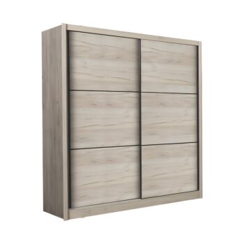 ΝΤΟΥΛΑΠΑ NAVARA 215 GREY OAK 213x60x215,5εκ 1