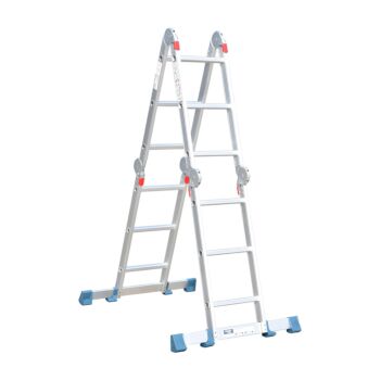 BORMANN Pro BHL5050 Σκάλα Πολυμορφική Αλουμινίου, 4x4 1