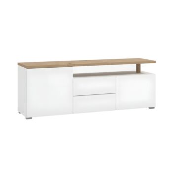 ΕΠΙΠΛΟ ΤΗΛΕΟΡΑΣΗΣ ATERNO 154 3K2F2V ΛΕΥΚΟ/ARTISAN ΧΡΩΜΑ 154x40x56εκ 1