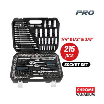 BORMANN Pro BHT5220 Καρυδάκια 1/2'', 1/4'' & 3/8'' Με Καστάνια 215τεμ 1