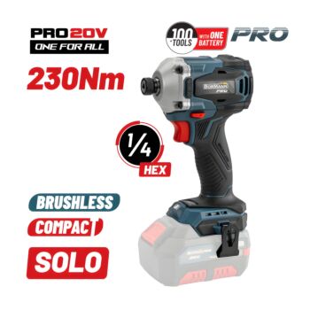 BORMANN Pro BBP5153 Παλμικό Κατσαβίδι Compact,Brushless 20V, SOLO 1