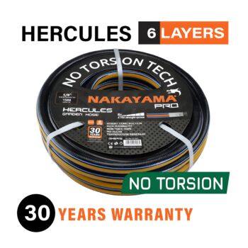 NAKAYAMA Pro GH5900 Λάστιχο Hercules 6 Επιστρώσεις 15m 1/2" 1