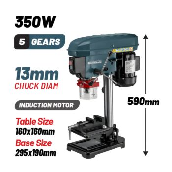 BORMANN BKD1310 Κολωνάτο Δράπανο Πάγκου ,Φ13mm, 350W , H590mm 1