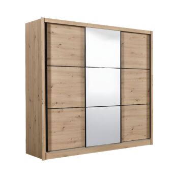 ΝΤΟΥΛΑΠΑ NAVARA ΜΕ ΚΑΘΡΕΦΤΗ 245 OG ARTISAN OAK 242x60x215,5εκ 1