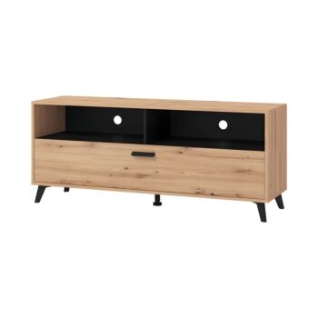 ΕΠΙΠΛΟ ΤΗΛΕΟΡΑΣΗΣ UMBRIA TV 140 ARTISAN-ΜΑΥΡΟ 137x40x57εκ 1