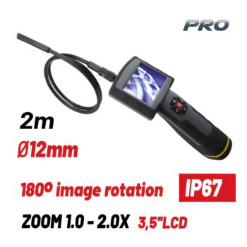 BORMANN Pro BEC1100 Ενδοσκοπική Κάμερα,2m,640x480p,LCD 3.5",4xAA Μπαταρίες 1