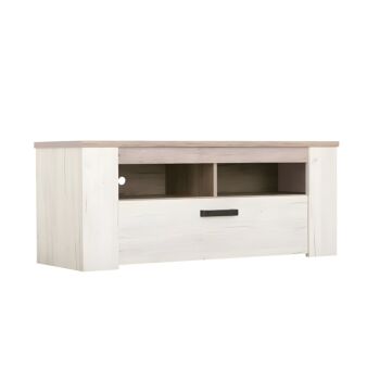 ΕΠΙΠΛΟ TV Kent 120 GREY OAK-WHITE OAK 122x43x49εκ 1