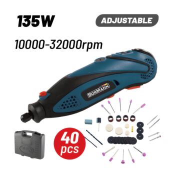 BORMANN BMG1360 Πολυεργαλείο 135W Με 40 Εξαρτήματα 1
