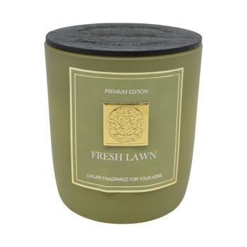 ΑΡΩΜΑΤΙΚΟ ΚΕΡΙ FRESH LAWN ΣΕ ΓΥΑΛΙΝΟ ΔΟΧΕΙΟ ΜΕ ΚΑΠΑΚΙ 8x8x9εκ. ANKOR 1