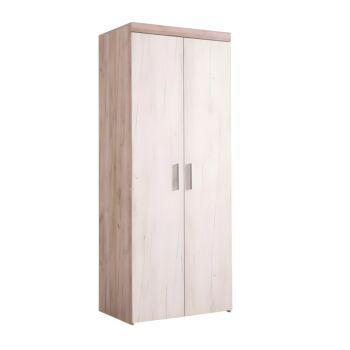 ΝΤΟΥΛΑΠΑ 2Κ Arno Grey Oak-White Oak 80x55x202εκ 1