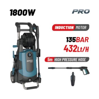 BORMANN Pro BPW4300 Πλυστικό Υψηλής Πίεσης 1800W, 135Bar, 432Lt/h 1