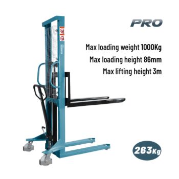 BORMANN Pro BWR5531 Περονοφόρο Χειροκίνητο Ανύψωσης 1Ton, Ύψος Ανύψωσης 3.0m 1