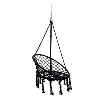 ΚΡΕΜΑΣΤΗ ΚΟΥΝΙΑ-ΑΙΩΡΑ Nala ΜΑΥΡΟ 80x80x125εκ 1