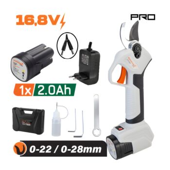 NAKAYAMA Pro EC1300 Ψαλίδι Κλάδου Μπαταρίας 16.8V,Brushless,Κοπή 0-22/0-28mm, 690gr ,Μπαταρία 2Ah 1