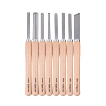 BORMANN Pro BHT7849 Σετ Σκαρπέλα με Ξύλινη Βάση (Ξυλογλυπτικής) 8 τμχ 1
