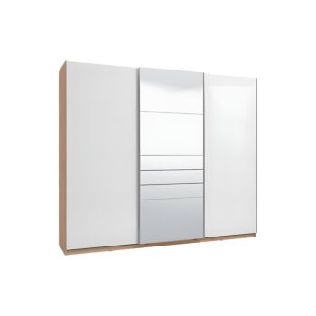 ΝΤΟΥΛΑΠΑ MONDEGO 270 POG ΜΕ ΚΑΘΡΕΦΤΗ ARTISAN-ΛΕΥΚΗ ΛΑΚΑ 262.5x62.5x224εκ 1