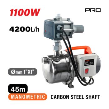 NAKAYAMA Pro NP2120 Πιεστικό Συγκρότημα με Ηλεκτρονικό Ελεγκτή,1100W 1