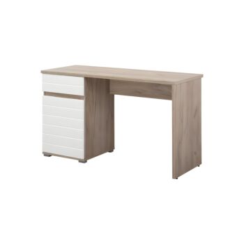 ΓΡΑΦΕΙΟ Elan GREY OAK/ΛΕΥΚΗ ΛΑΚΑ 130x50x75,5εκ 1