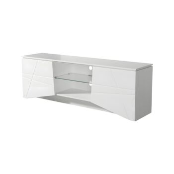 ΕΠΙΠΛΟ ΤΗΛΕΟΡΑΣΗΣ CADIZ ΛΕΥΚΗ ΛΑΚΑ 168x39x57εκ 1