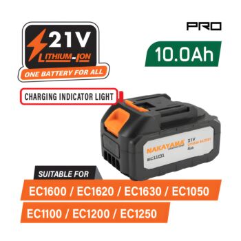 NAKAYAMA Pro EC1601 Μπαταρία 21V, 10Αh για EC1600, EC1620, EC1630 1