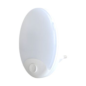 ΦΩΤΑΚΙ ΝΥΚΤΟΣ LED 1W ΜΕ ΔΙΑΚΟΠΤΗ ΚΑΙ ΘΕΡΜΟ ΦΩΣ 3000K 8,8x5,6x6εκ. ANKOR 1