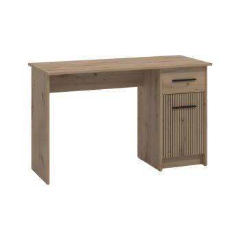 ΓΡΑΦΕΙΟ Teo ARTISAN OAK-ARTISAN ΜΕ ΓΡΑΜMΕΣ GREY 122x51x75εκ 1
