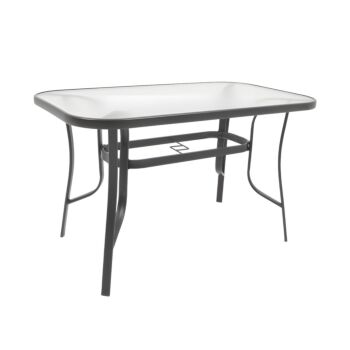 ΤΡΑΠΕΖΙ ΕΞΟΧΗΣ STEEL ΓΚΡΙ 150x90x70εκ g.r.d 1