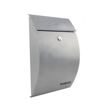 BORMANN BMB1000 Γραμματοκιβώτιο Μ22xΠ7xΥ30cm,Ασημί 1