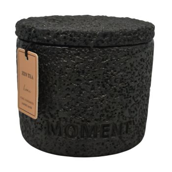 ΑΡΩΜΑΤΙΚΟ ΚΕΡΙ ZEN TEA ΣΕ ΤΣΙΜΕΝΤΕΝΙΟ ΔΟΧΕΙΟ ΜΕ ΚΑΠΑΚΙ 8,8x8,8x8,4εκ. ANKOR 1