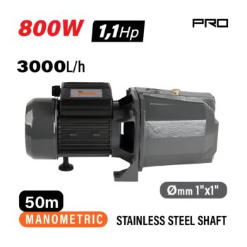 NAKAYAMA Pro NP2045 Αντλία Επιφανείας Jet 800W, 50m, 5000l/h 1
