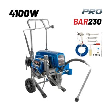 BORMANN Pro BAP7100 Ηλεκτρικό Πιστόλι Ψεκασμού Airless 4100W,5,5Lt/min,15m 1