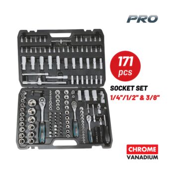 BORMANN Pro BHT5200 Καρυδάκια 1/2'', 1/4'' & 3/8'' Με Καστάνια 171τεμ 1