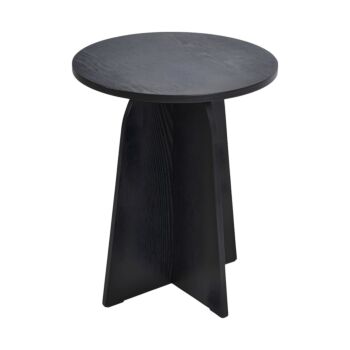 ΤΡΑΠΕΖΑΚΙ ΞΥΛΙΝΟ ΣΕ ΜΑΥΡΟ ΧΡΏΜΑ 40x40x50εκ. ANKOR 1