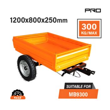 NAKAYAMA Pro MB9305 Ρυμούλκα 300Kg, Για MB9300 Τροχούς 4.00X12" 1