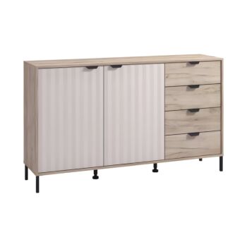 ΚΟΜΟΤΑ-ΜΠΟΥΦΕΣ VANDEA 3K4F GREY OAK-CASHMERE 157x40x93εκ 1