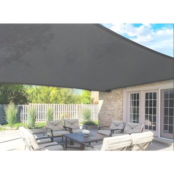 BORMANN BPN1105 Αντηλιακή Τέντα Σκίαστρο 3*3m,Γκρι,140gsm 1