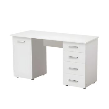 ΓΡΑΦΕΙΟ LIBER ΛΕΥΚΟ 135x50x75,5εκ 1