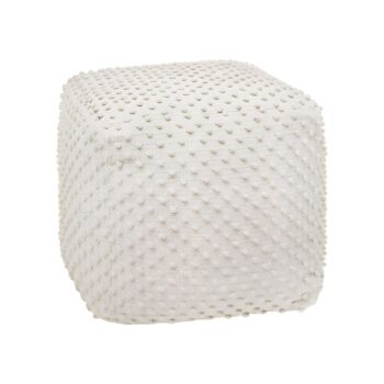 ΤΕΤΡΑΓΩΝΟ ΠΟΥΦ FL481 IVORY ΧΡΩΜΑ 45x45x45εκ 1