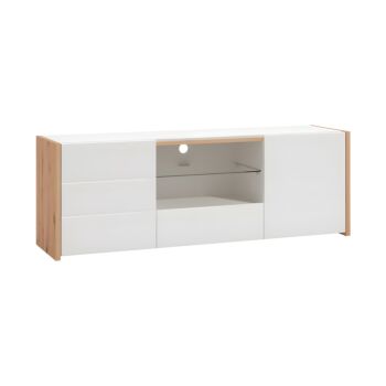 ΕΠΙΠΛΟ ΤΗΛΕΟΡΑΣΗΣ ALICIA ARTISAN OAK-ΛΕΥΚΟ-ΛΕΥΚΗ ΛΑΚΑ 158*40*55 1