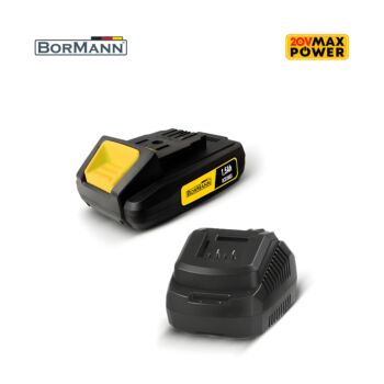 BORMANN BCD2605 Σετ Μπαταρία 18V,1x1.5Ah + Φορτιστής 2.0Α 1