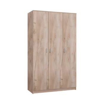 ΝΤΟΥΛΑΠΑ HANA 3K GREY OAK 120x52x205εκ 1